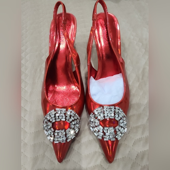 Simmi London Shoes - Simmi brand women's shoes, bright red color, size 39.